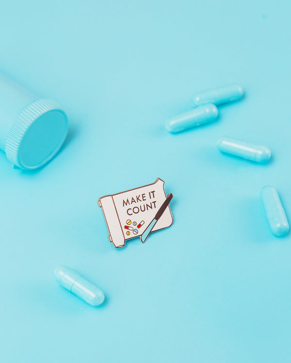 Make It Count Lapel Pin