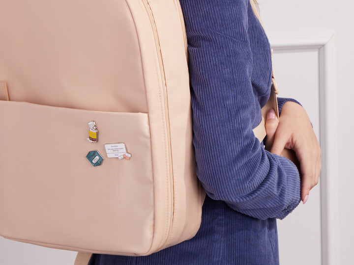 Pin Buttons Backpack Wear Your Flair: How to Style Your Lapel Pins – V Coterie
