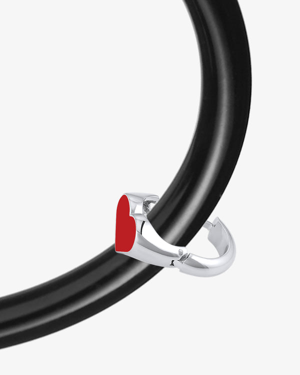 Enamel Heart Charm for Stethoscope