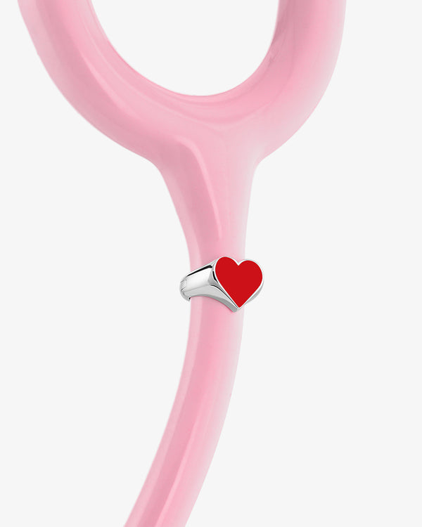 Enamel Heart Charm for Stethoscope