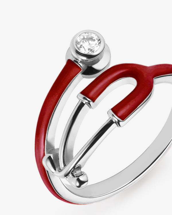 Stethoscope Enamel Ring