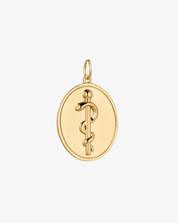 Medium Staff online of Asclepius Pendant