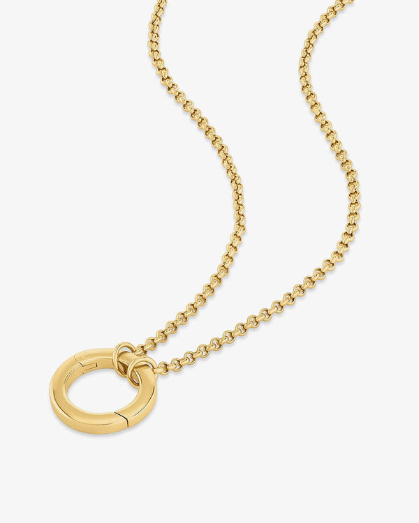 Long Rolo Chain w/ Charm Enhancer - V Coterie