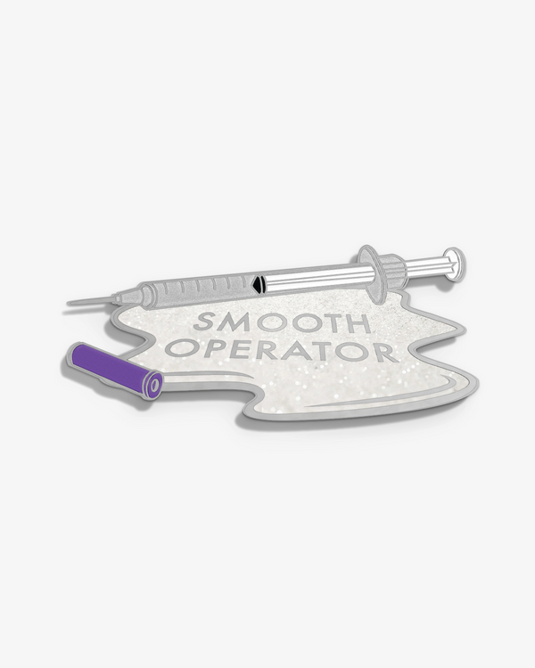 Smooth Operator (Botox) Lapel Pin