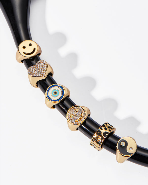 Smiley Pavé Charm for Stethoscope