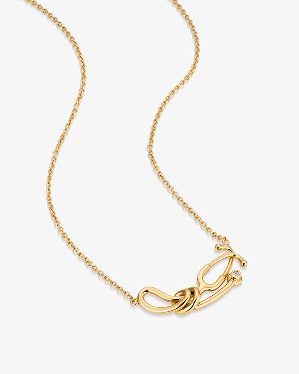 Stethoscope Knot Necklace