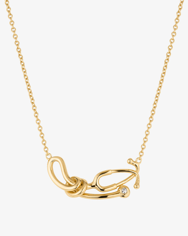 Stethoscope Knot Necklace