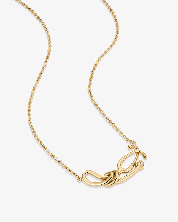 Stethoscope Knot Necklace