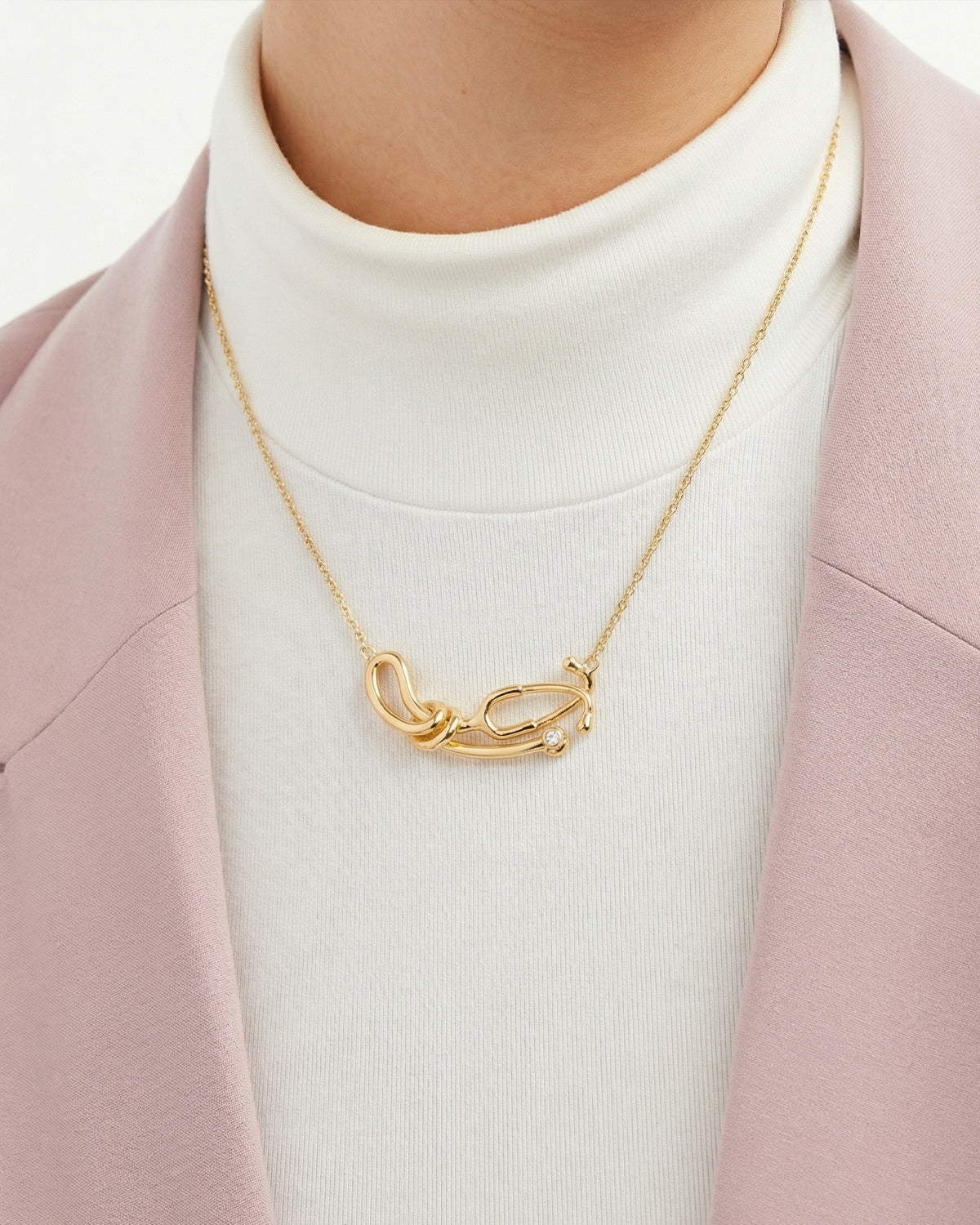 Stethoscope Knot Necklace – V Coterie