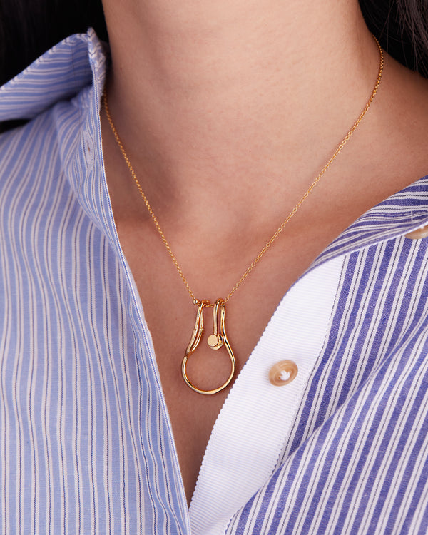 Stethoscope Ring Keeper Necklace