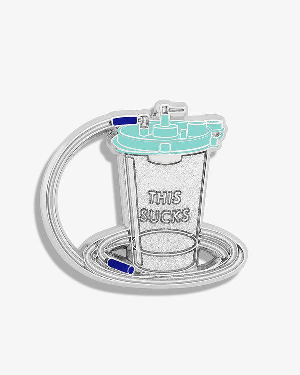 This Sucks (Suction Canister) Lapel Pin - V Coterie