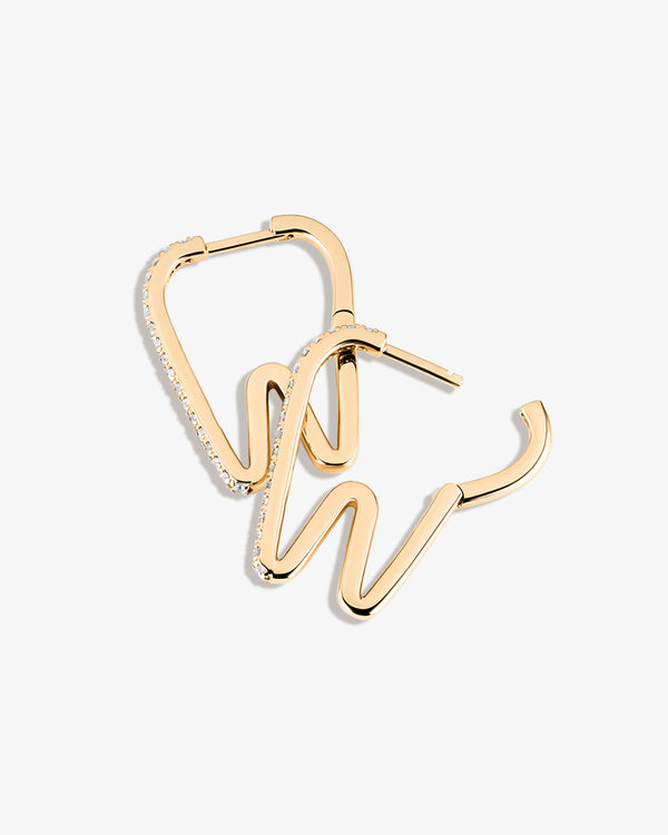 Tooth Pavé Hoops