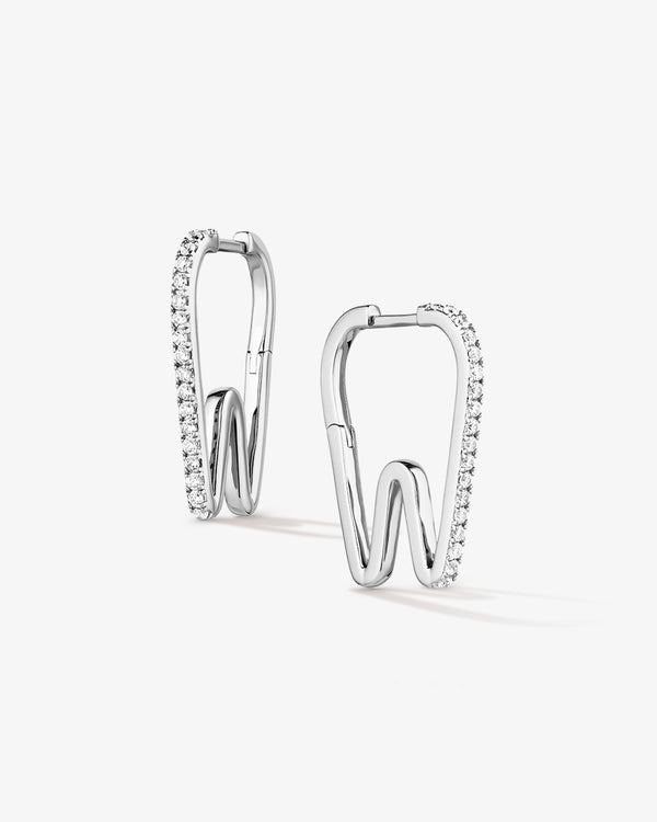 Tooth Pavé Hoops
