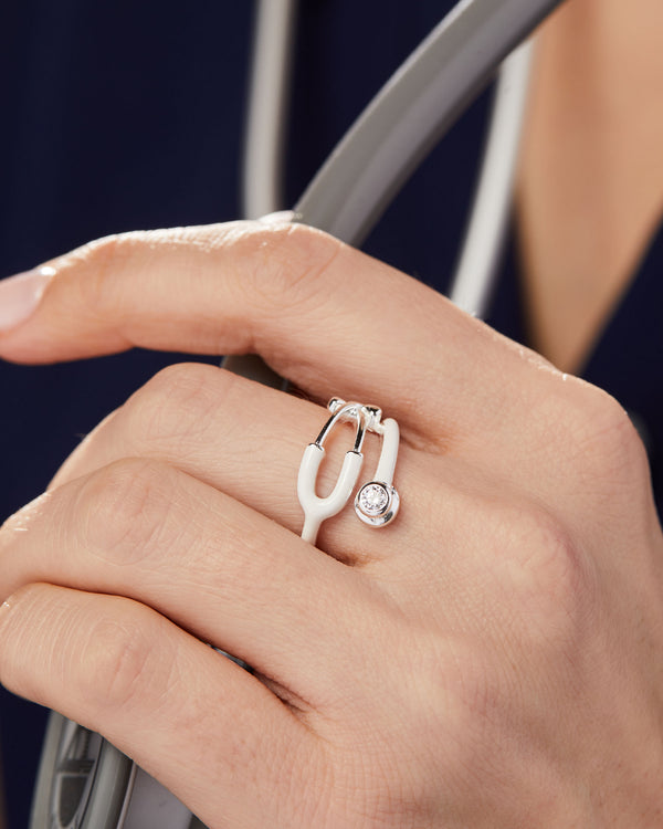 Stethoscope Enamel Ring