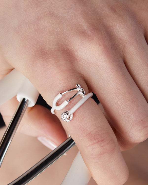 Stethoscope Enamel Ring