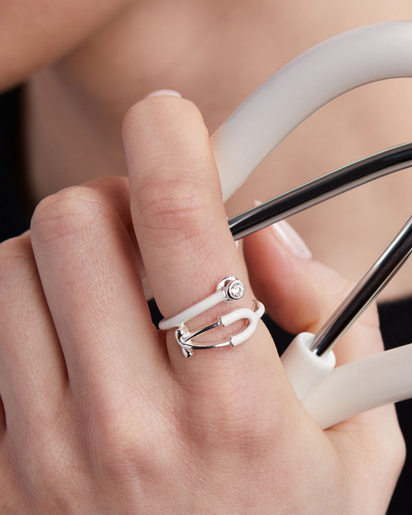 Stethoscope Enamel Ring