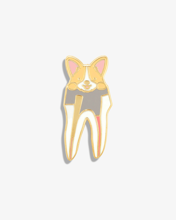 Post and Core-gi (Corgi) Lapel Pin - V Coterie