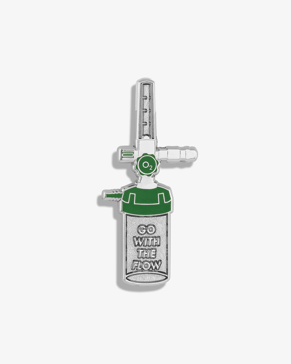 Go With The Flow (Flow Meter) Lapel Pin - V Coterie