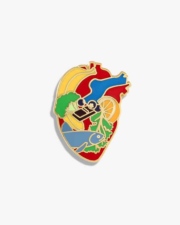 Heart Healthy (Nutrition) Lapel Pin - V Coterie