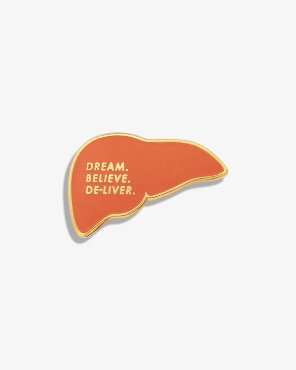 Dream. Believe. De-Liver. Lapel Pin - V Coterie