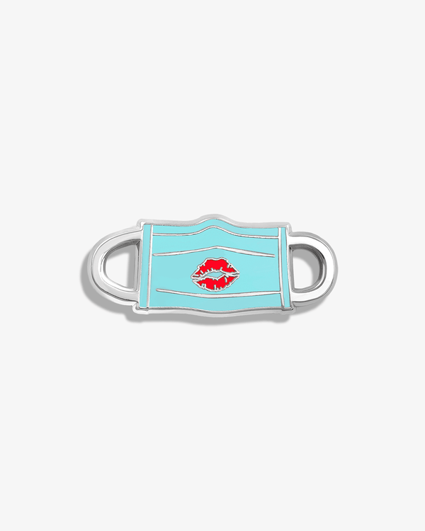 Mask w/ Lipstick Lapel Pin - V Coterie