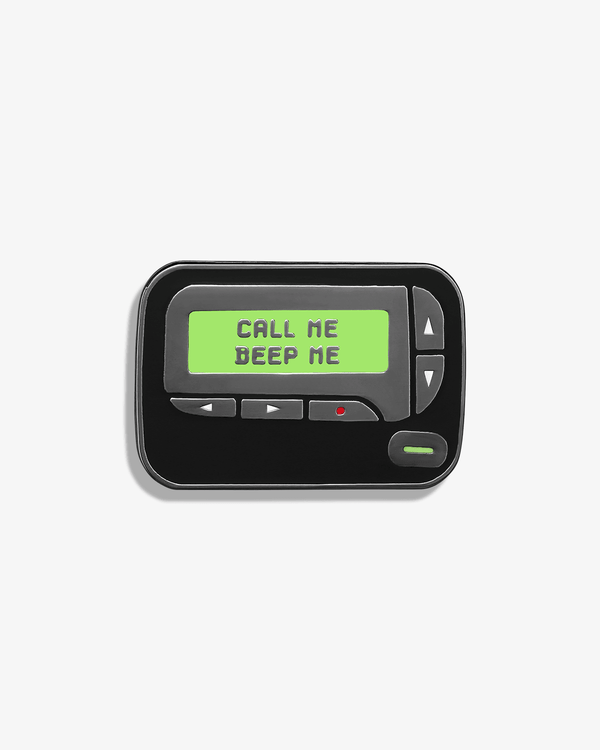 Call Me, Beep Me (Pager) Medical Pin by V Coterie