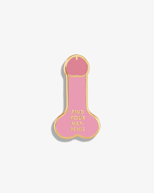 Find Your Hap-penis (Penis) Lapel Pin - V Coterie