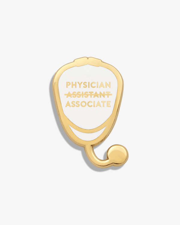 Physician Associate (Assistant Strikeout) Lapel Pin - V Coterie