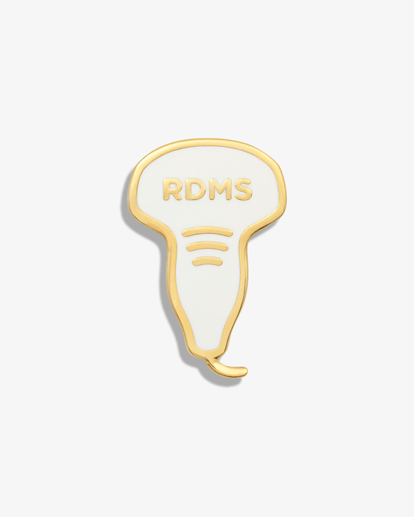 Registered Diagnostic Medical Sonographer (RDMS) Lapel Pin - V Coterie