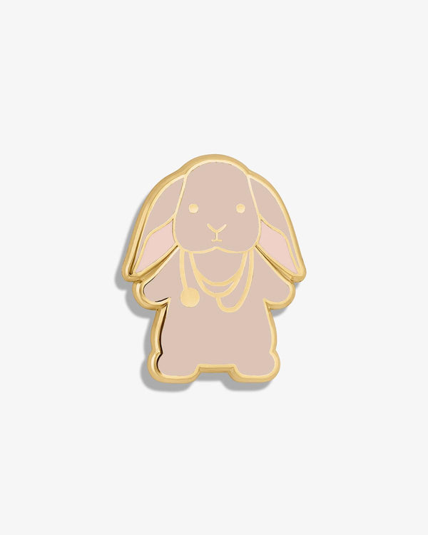 Rabbit w/ Stethoscope Lapel Pin - V Coterie
