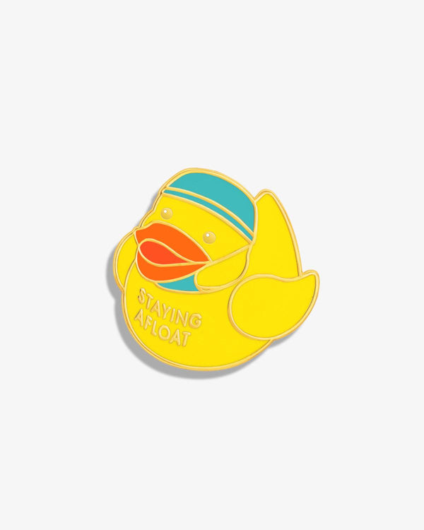 Staying Afloat (Surgical Rubber Duck) Lapel Pin - V Coterie