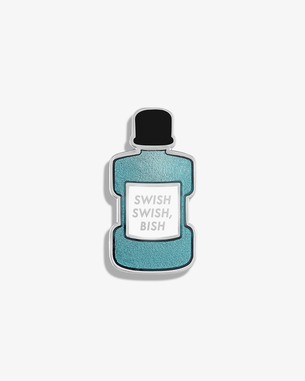 Swish Swish, Bish (Mouthwash) Lapel Pin - V Coterie
