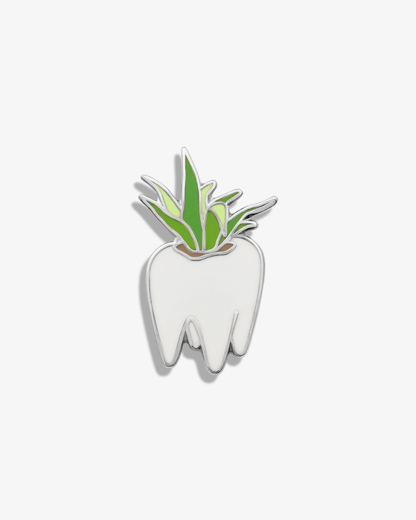 Tooth Planter Lapel Pin - V Coterie