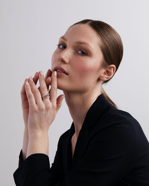 Stethoscope Enamel Ring - V Coterie